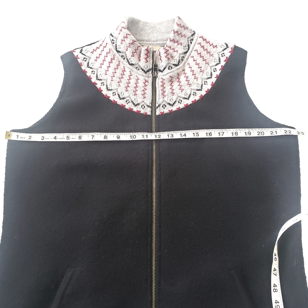 Woolrich Women's Wool Fair Isle Sweater Vest XL - Picture 6 of 13